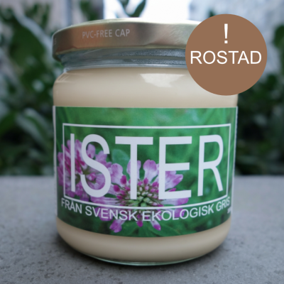 Ekologiskt ister av gris, 300g ROSTAD