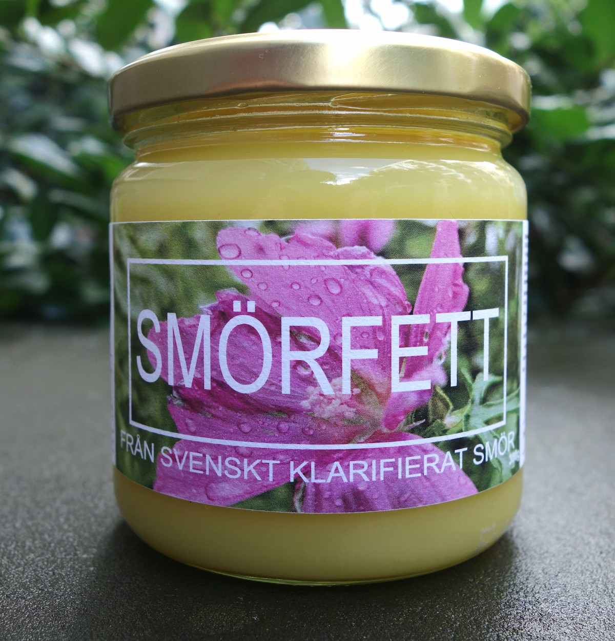 ekoligskt smörfett i glasburk